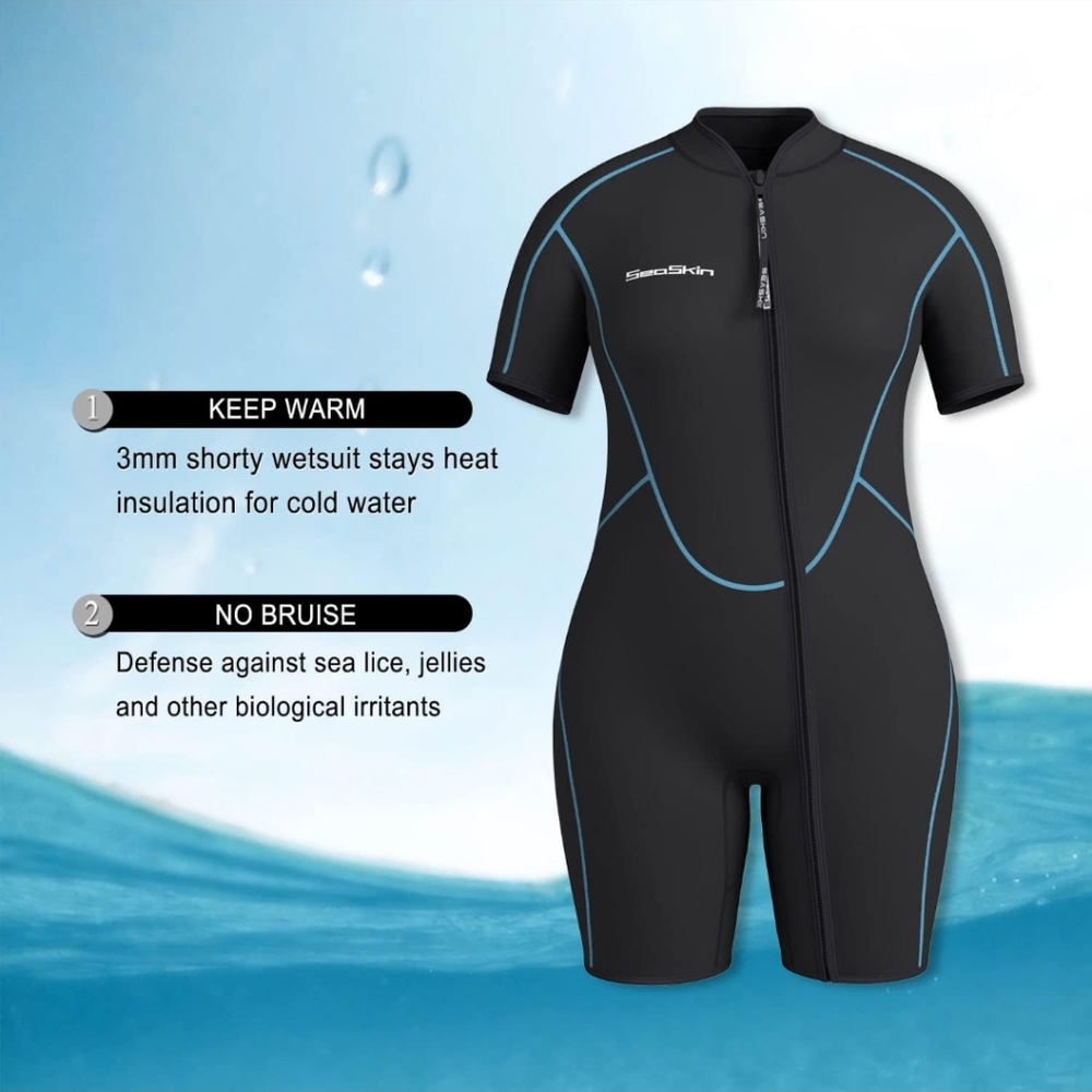 Seaskin Women's Shorty Wet Suit